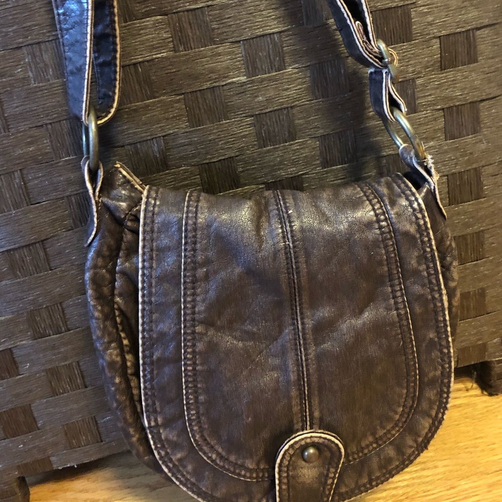 Women’s cute vintage fake leather satchel bag